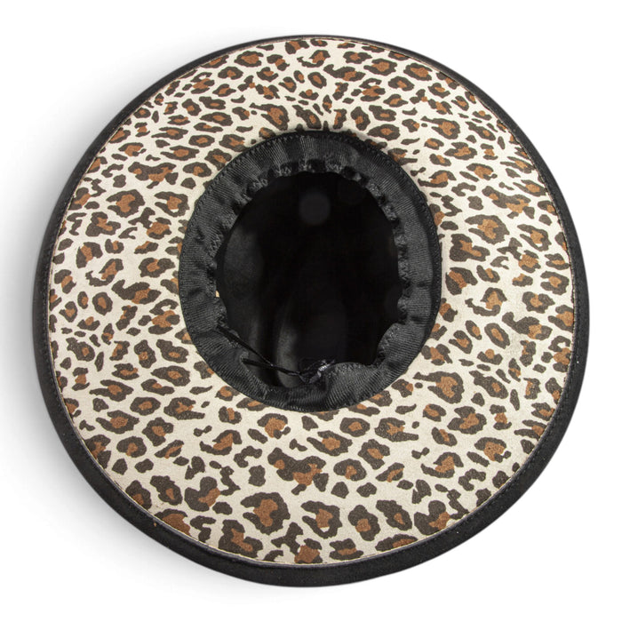 Hidden Wild Leopard Underbrim Fedora