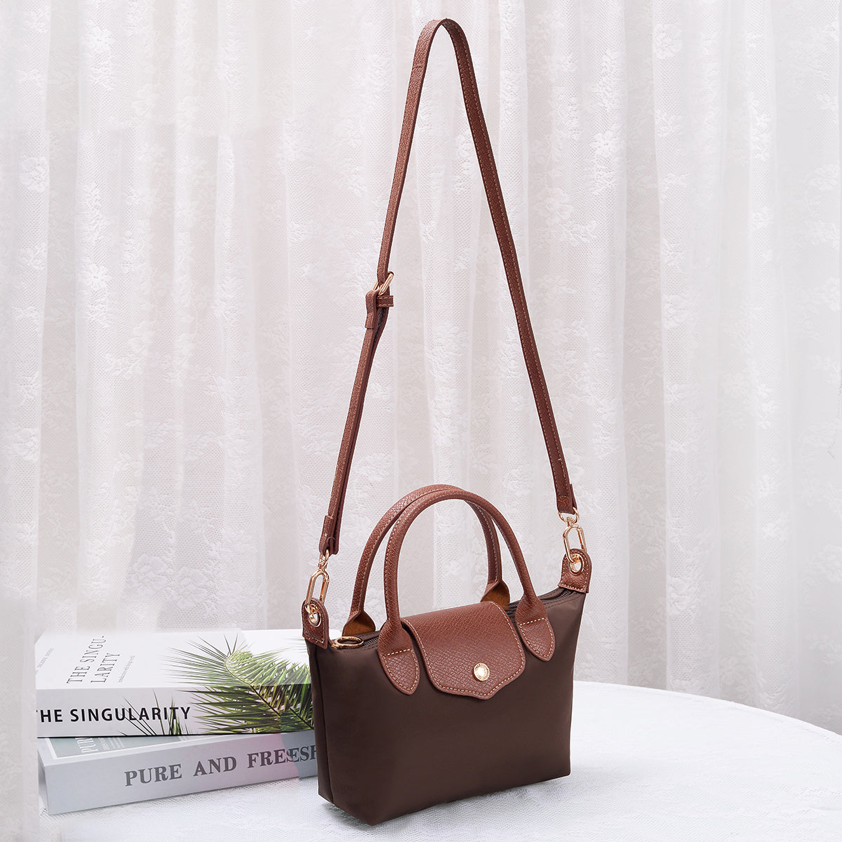 Medium Luxe Top Handle Crossbody Bag
