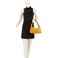 Golden Hour Ruched Shoulder Bag