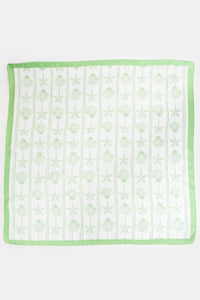 Sealife Seashells And Starfish Bandana Scarf
