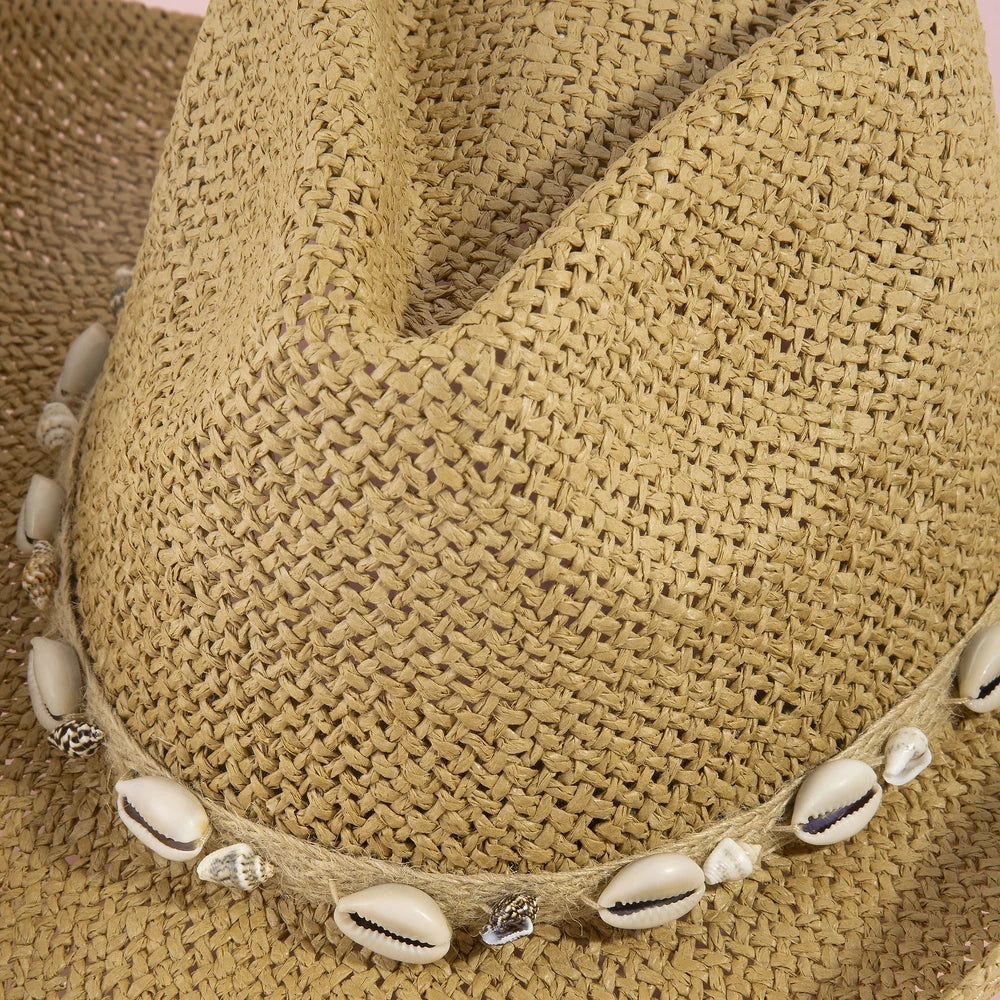 Cowboy Hat With Cowrie Shell Band