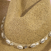 Cowboy Hat With Cowrie Shell Band
