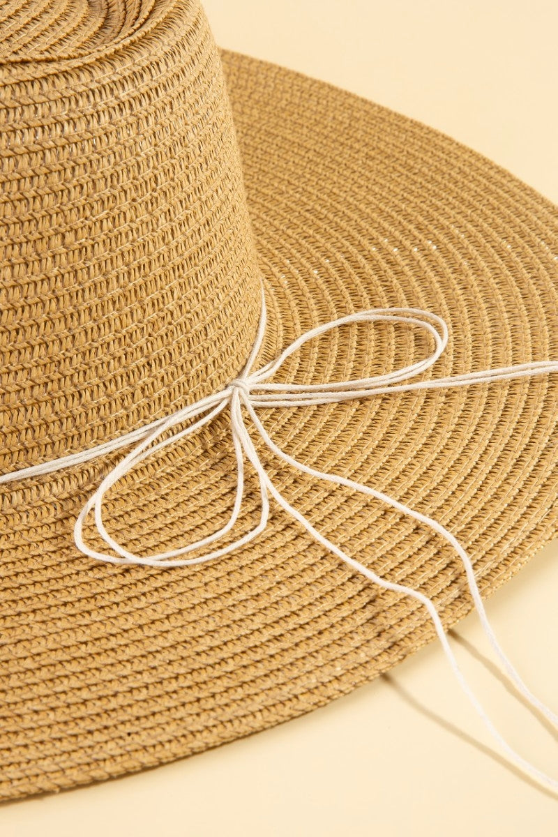 Assorted Beads Summer Straw Hat