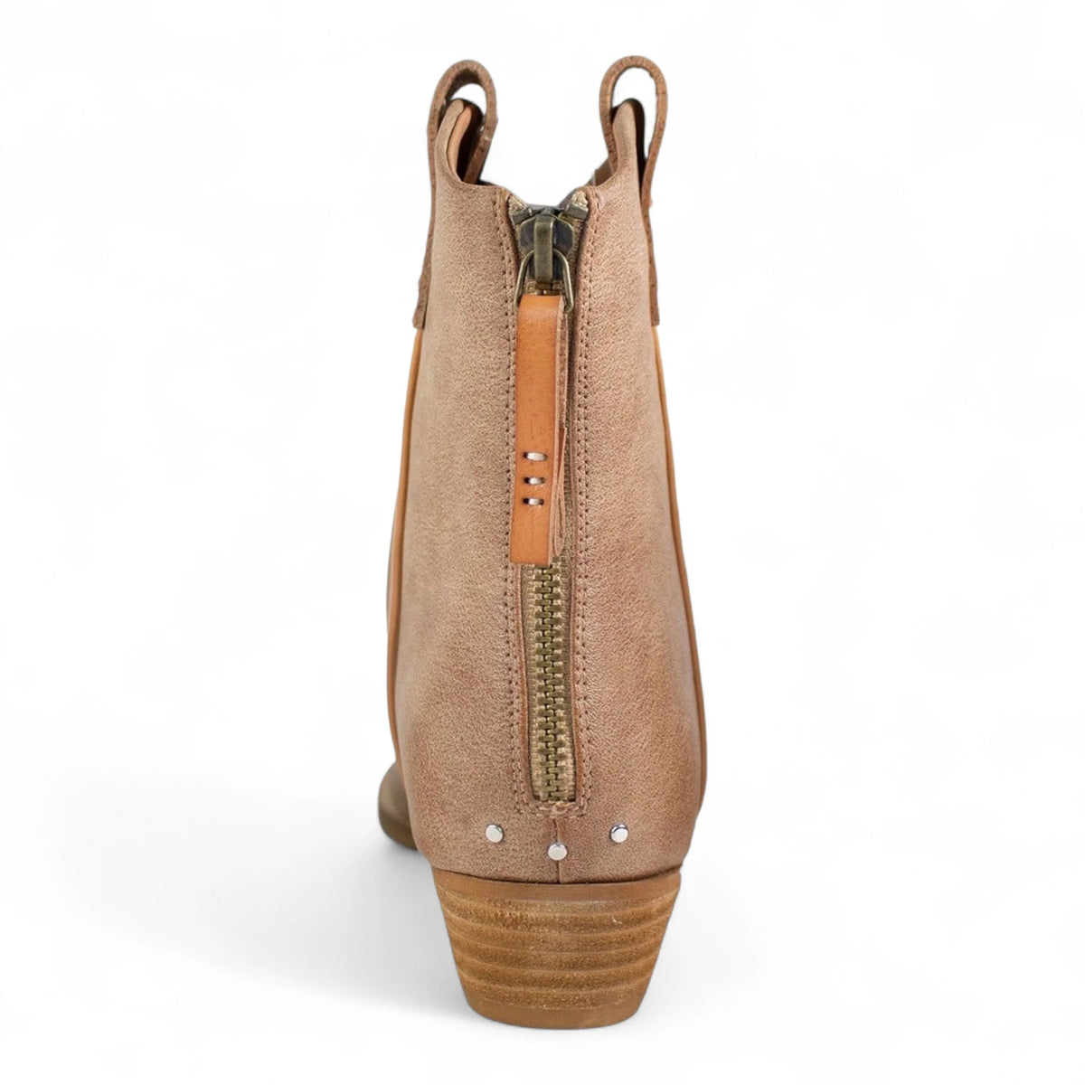 Abby Western Cowboy Ankle Booties