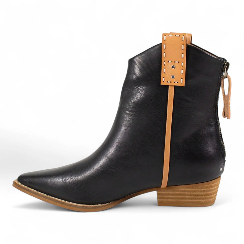 Abby Western Cowboy Ankle Booties