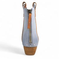 Abby Western Cowboy Ankle Booties