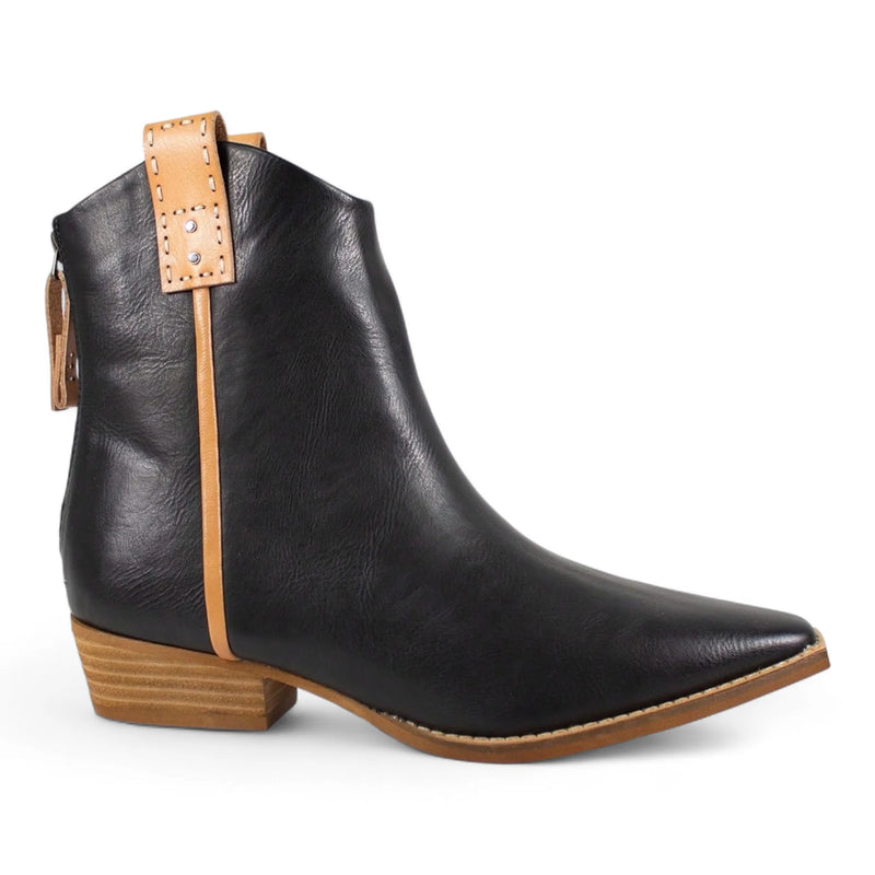 Abby Western Cowboy Ankle Booties