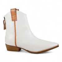 Abby Western Cowboy Ankle Booties