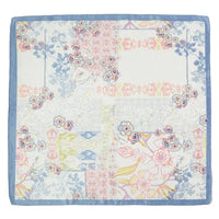 Abstract Floral Print Bandana Scarf - SCARVES