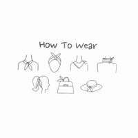 Guide on how to wear a Chic Neckerchief Floral Scarf with stylish options