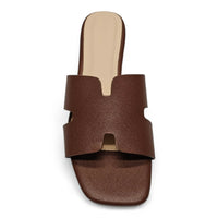 Airy H Band Low Block Heel - HEELS