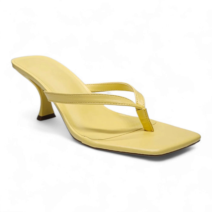 Align Thong Kitten Heel - Yellow