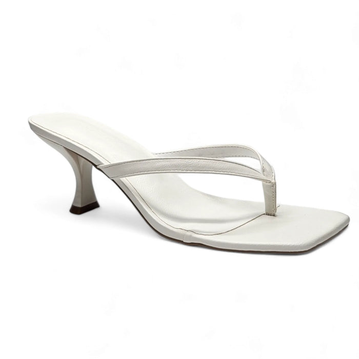 Align Thong Kitten Heel - White