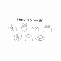 Guide on how to wear a Chic Neckerchief Floral Scarf with stylish options