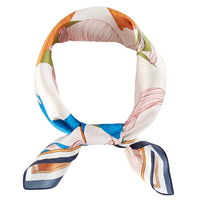Assorted Lily Flower Print Scarf - SCARVES