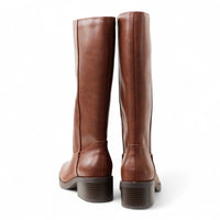 Belvin Square Toe Block Heel Tall Boot - BOOTS