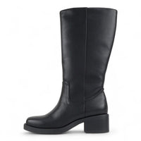 Belvin Square Toe Block Heel Tall Boot - BOOTS