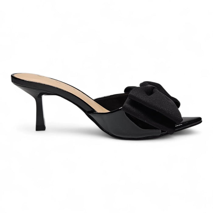 Bermuda Bow Kitten Heel - Black