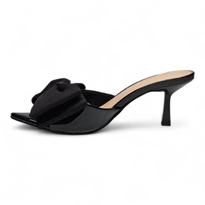 Bermuda Bow Kitten Heel - Black