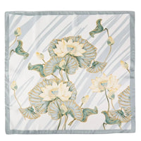 Blooming Flower Art Scarf - Mint - SCARVES
