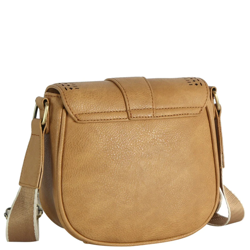 Boho Design Buckle Flap Crossbody Bag - Shoulder Bags