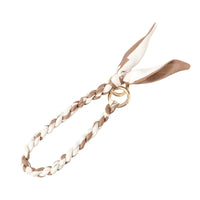 Braided Bandana Bag Charm - Khaki - Bag Charms