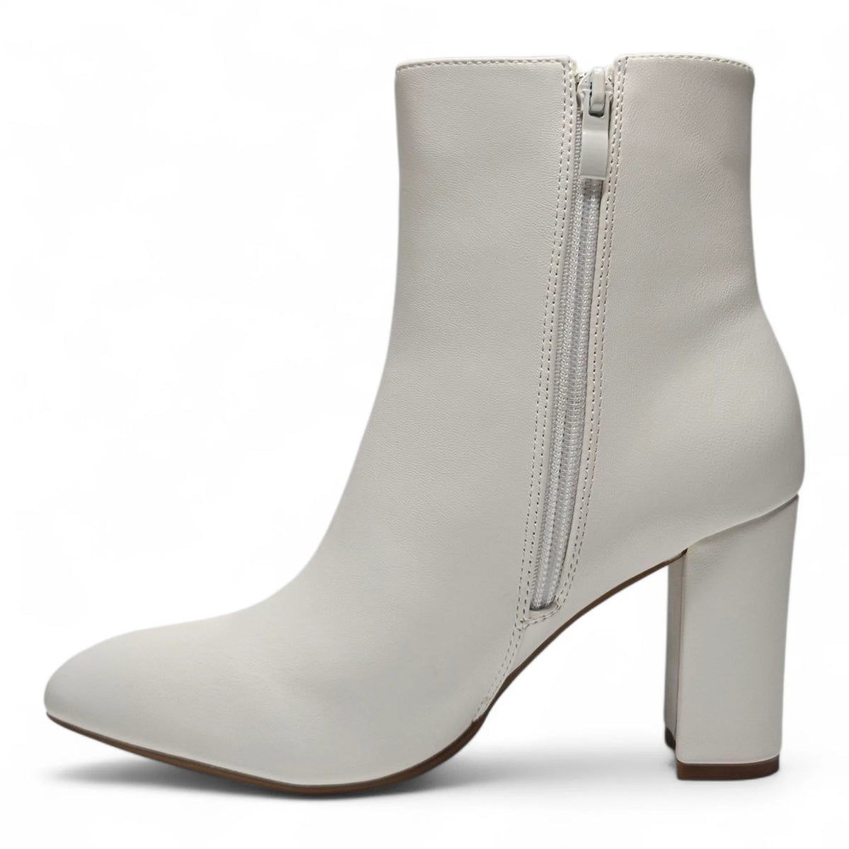 Brazil Block Heel Pointed Booties - BOOTIES