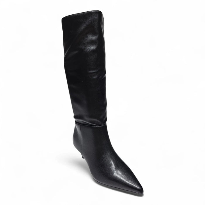Breena Kitten Heel Knee High Boots - BOOTS