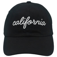 California Baseball Cap - Black - Baseball cap