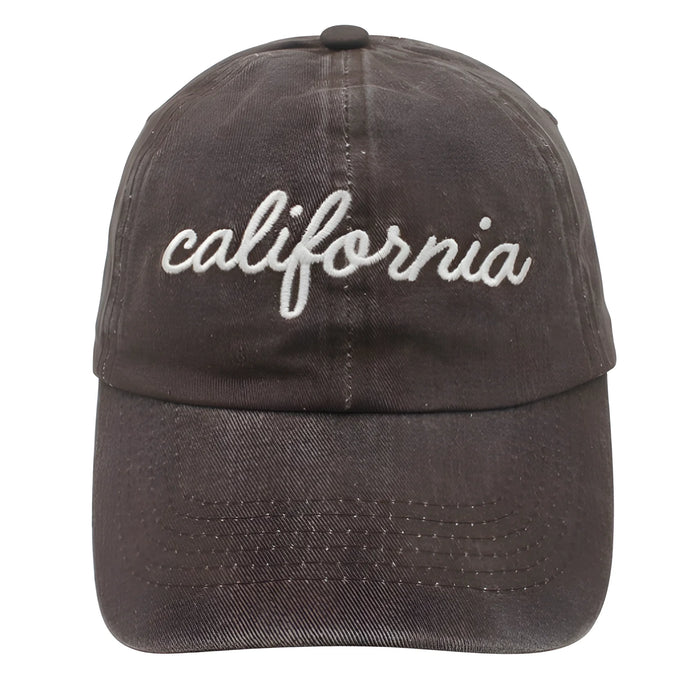 California Baseball Cap - Brown