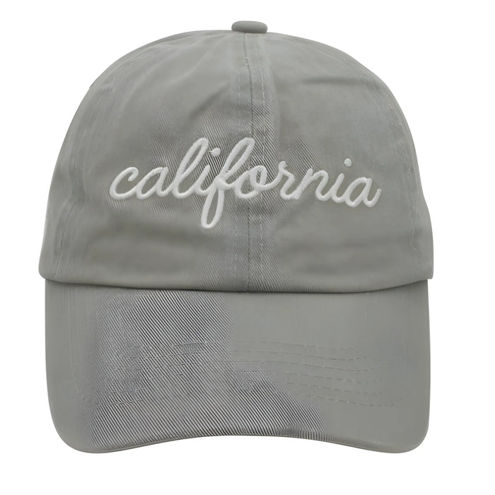 California Baseball Cap - Grey