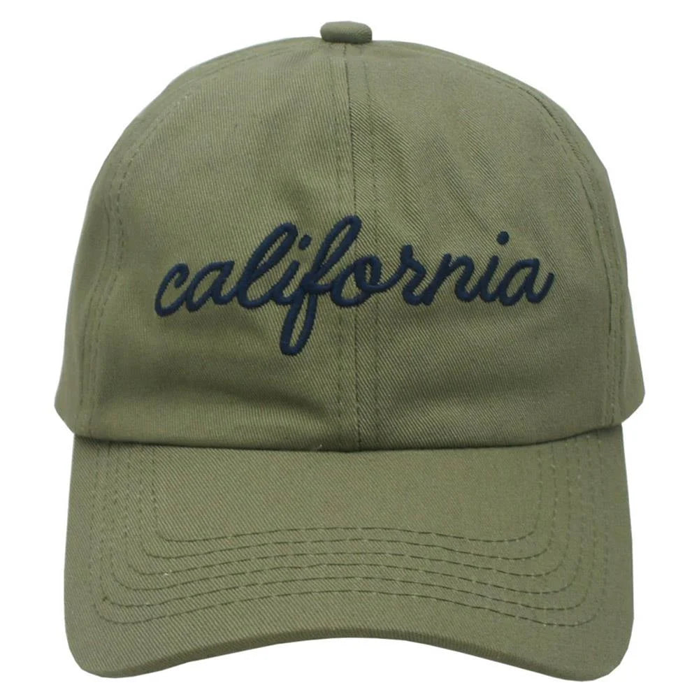 California Baseball Cap - Olive - Baseball cap