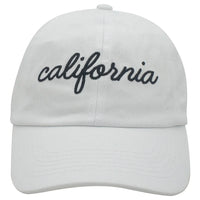 California Baseball Cap - White - Baseball cap