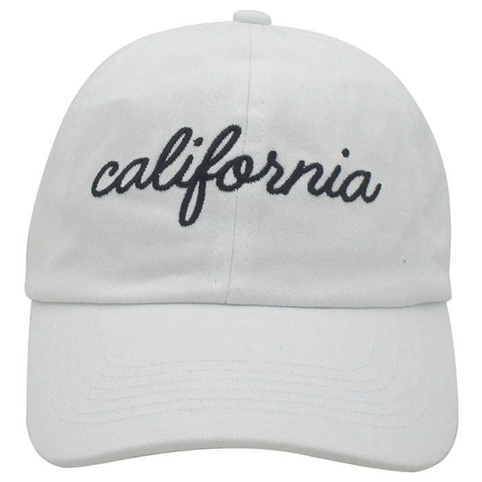 California Baseball Cap - White