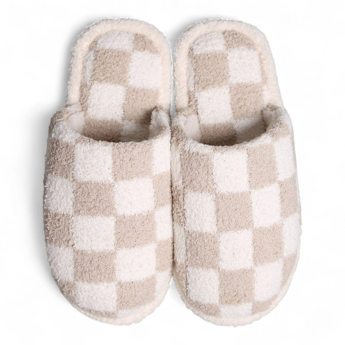 Checkered Pattern Luxury Soft Slippers