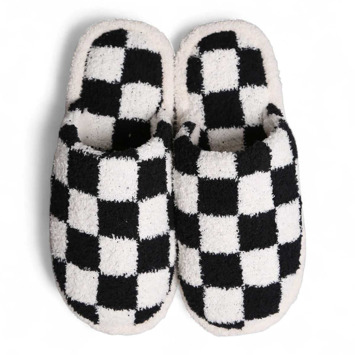 Checkered Pattern Luxury Soft Slippers