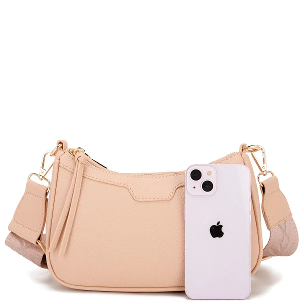 Chic Zipper Crossbody Bag - Shoulder Bags