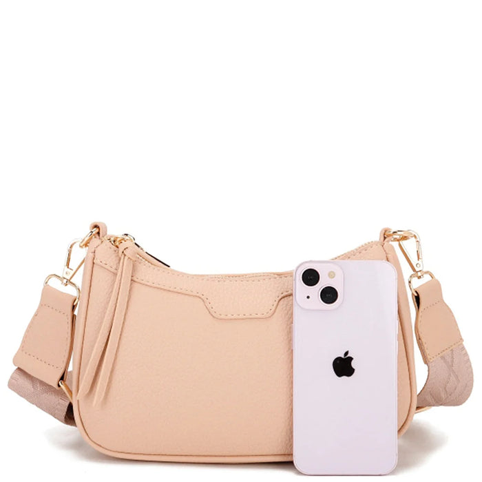 Chic Zipper Crossbody Bag - Shoulder Bags