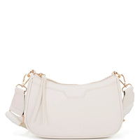 Chic Zipper Crossbody Bag - White - Shoulder Bags