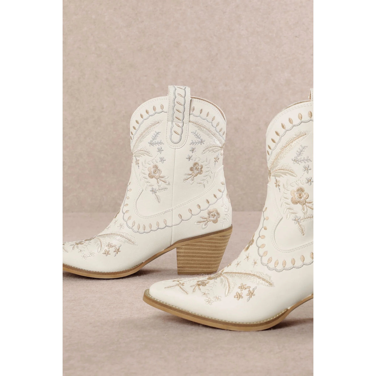 Corral Embroidered Cowgirl Ankle Bootie - BOOTIES