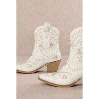 Corral Embroidered Cowgirl Ankle Bootie - BOOTIES