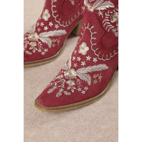 Corral Embroidered Cowgirl Ankle Bootie