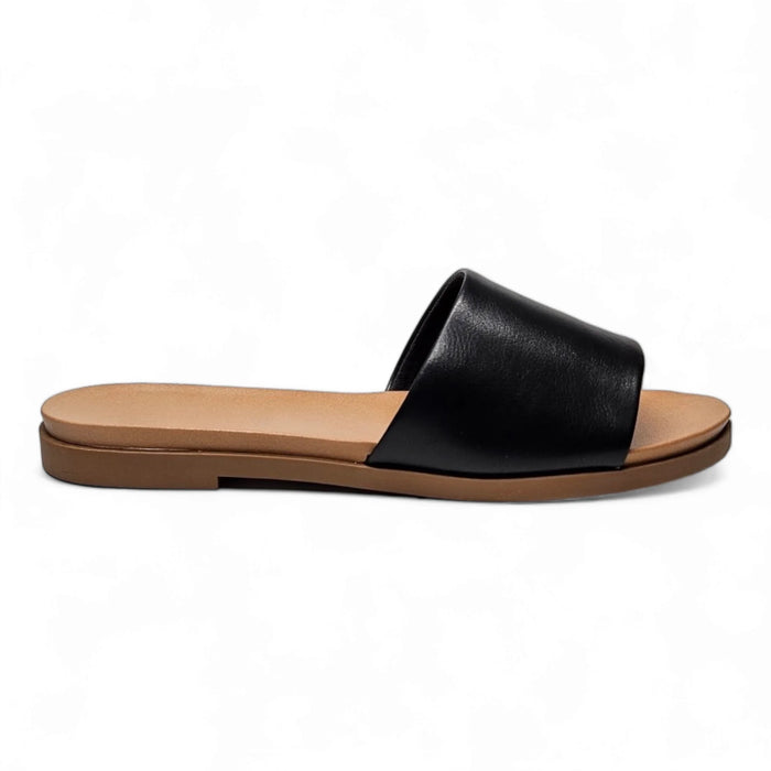 Daily Board Band Slide Sandal - Black