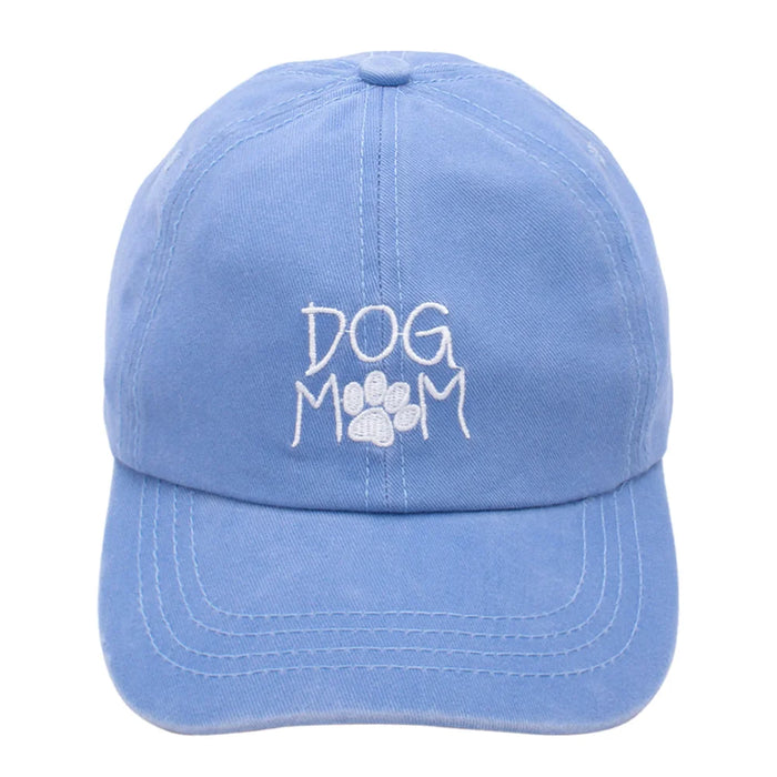 Dog Mom Cap - Dusty Blue