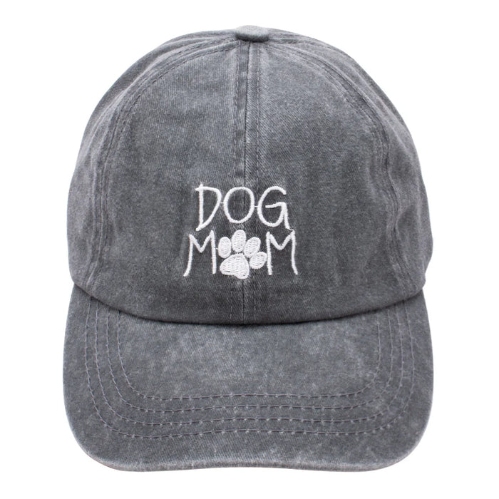 Dog Mom Cap - Gray