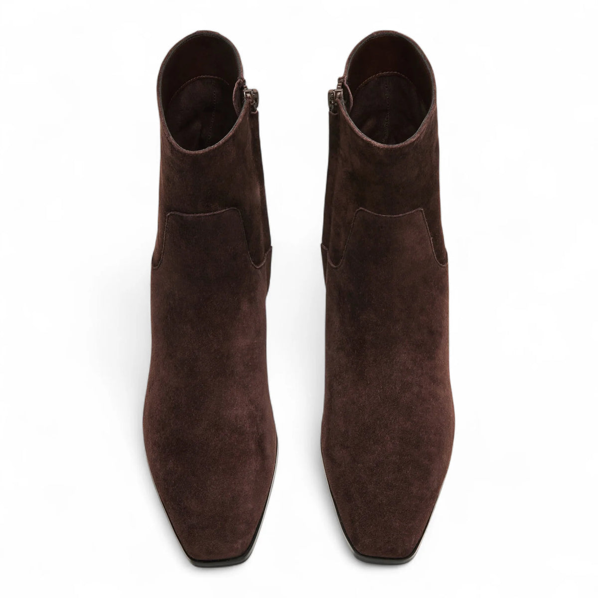 Dusty Square Toe Suede Ankle Bootie - BOOTIES