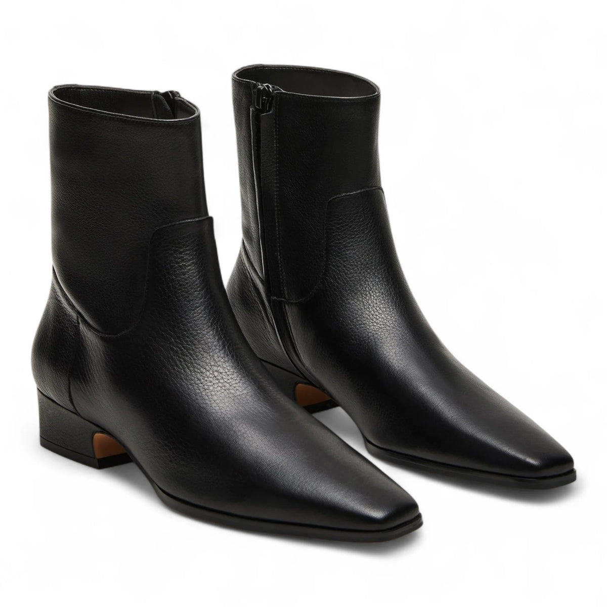 Dusty Square Toe Suede Ankle Bootie - BOOTIES