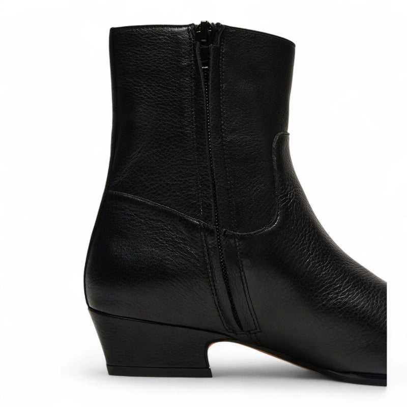 Dusty Square Toe Suede Ankle Bootie - BOOTIES
