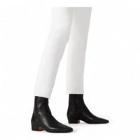 Dusty Square Toe Suede Ankle Bootie - BOOTIES