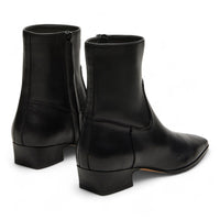 Dusty Square Toe Suede Ankle Bootie - BOOTIES